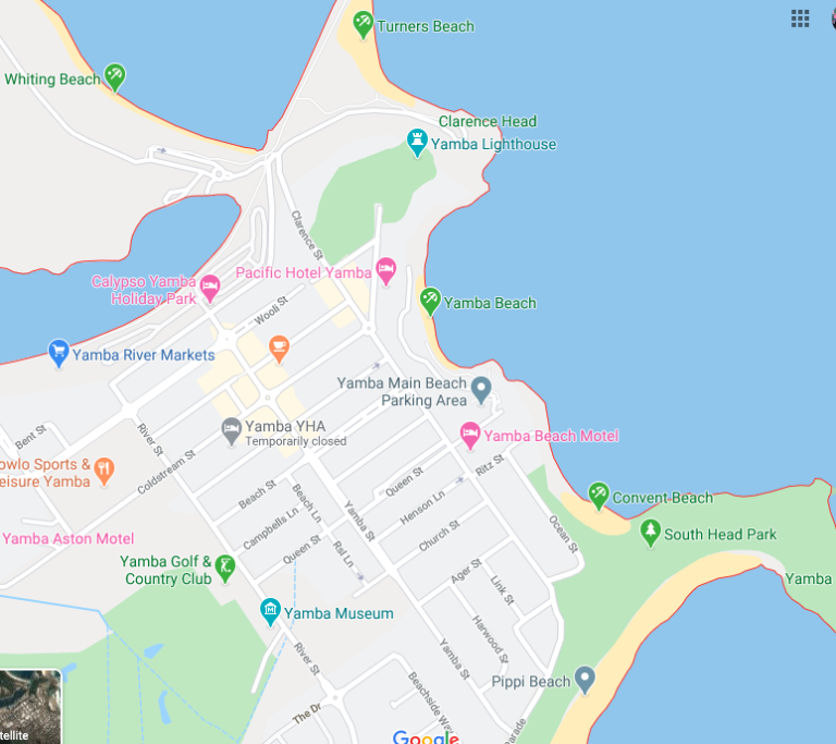 Big 4 Yamba Park Map